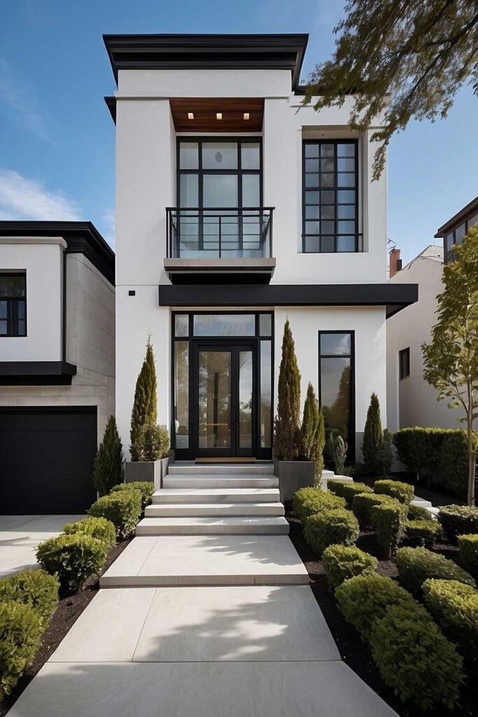 An example of exterior painting craftsmanship